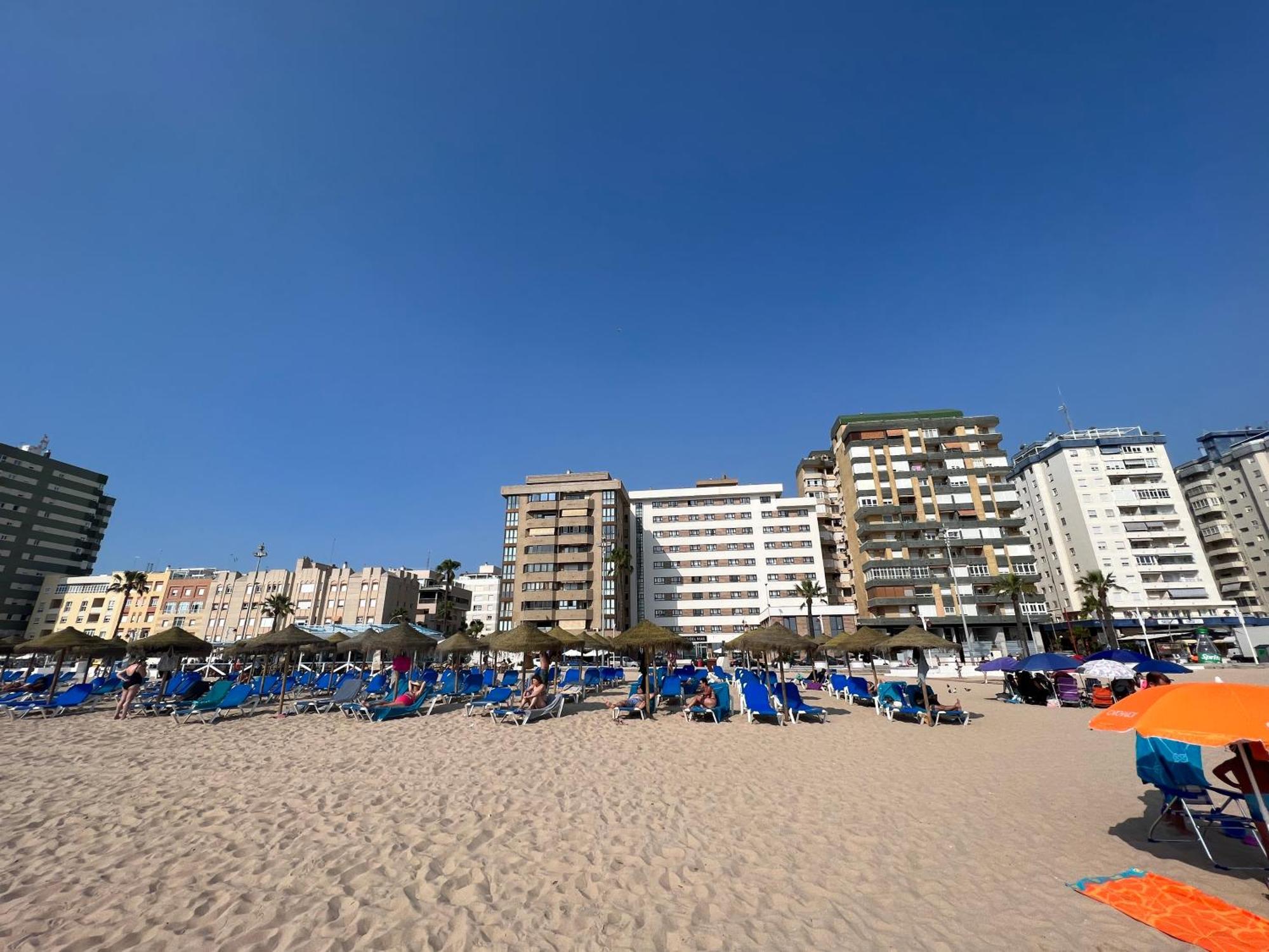Atico Primera Linea De Playa. Cadiz Dış mekan fotoğraf