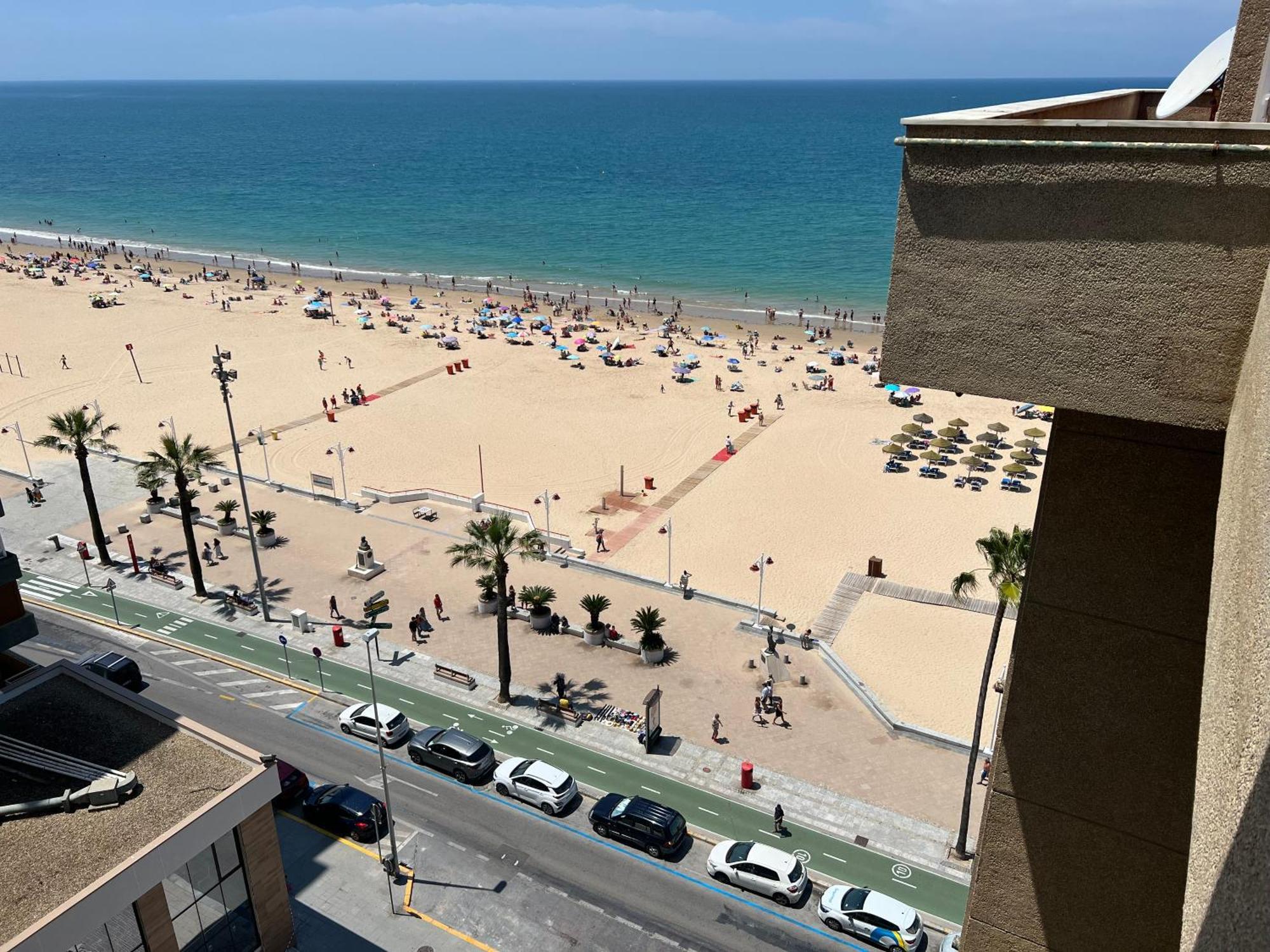 Atico Primera Linea De Playa. Cadiz Dış mekan fotoğraf